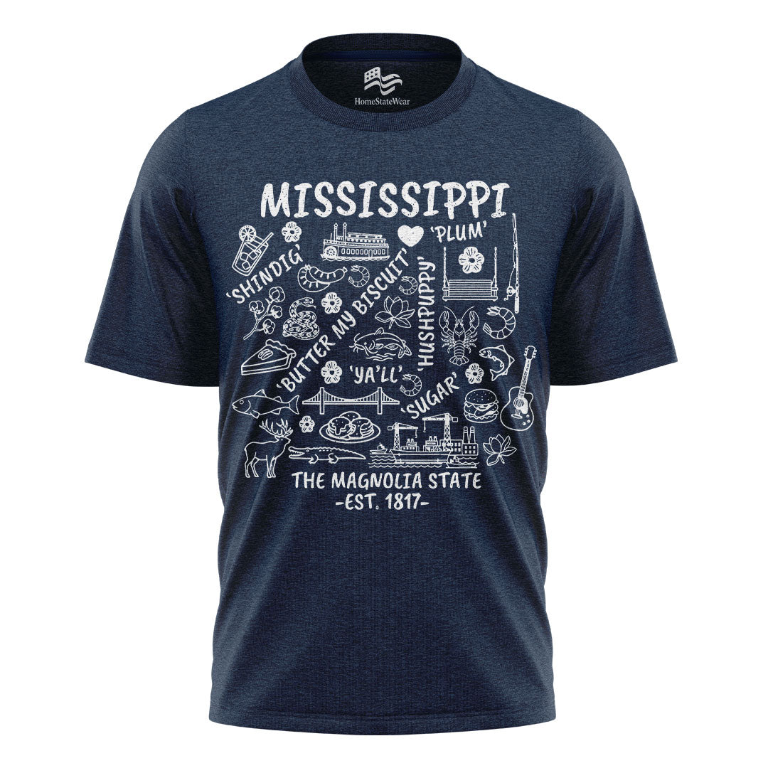 Mississippi Magnolia State T-Shirt