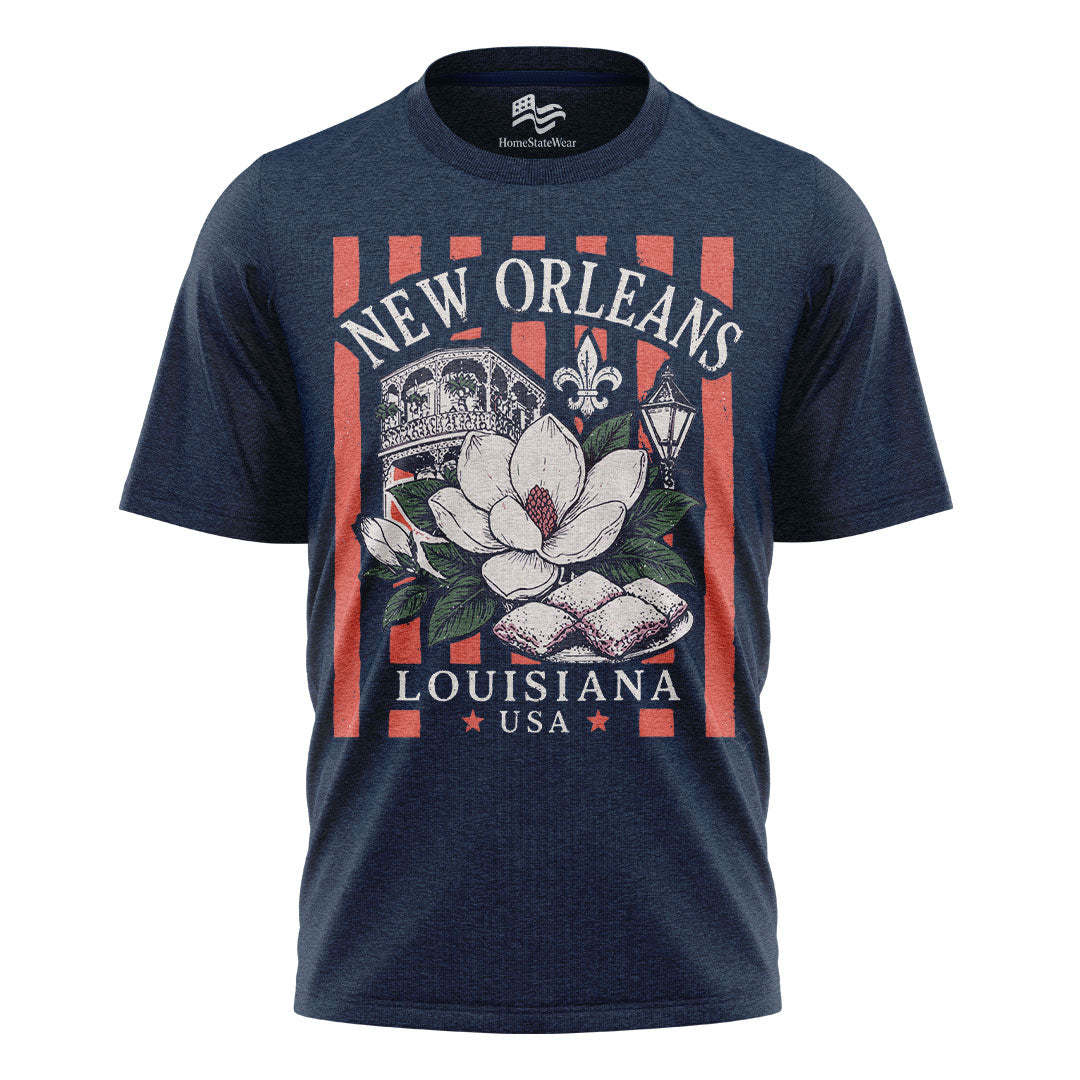 Louisiana Shirt Vintage Bayou Graphic Tee Southern Style T Shirt Swamp Nature Travel Souvenir Cajun Aesthetic Casual Outfit Style Trend