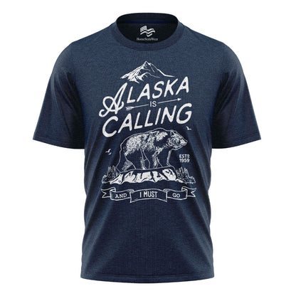 Alaska Is Calling Bear Travel Vacation Shirt