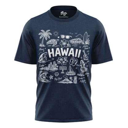 Hawaii Aloha State Comfort Colors Oahu Vacation Souvenir Shirt