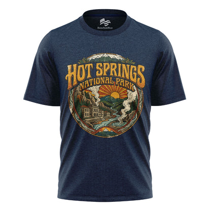 Hot Springs National Park Tee | Retro Bathhouse Row Travel Shirt