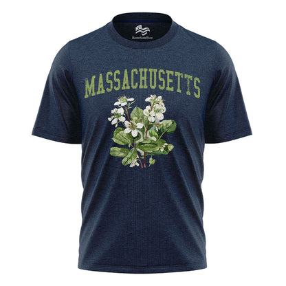 Massachusetts Mayflower Comfort Colors Tee | State Flower Gift Shirt