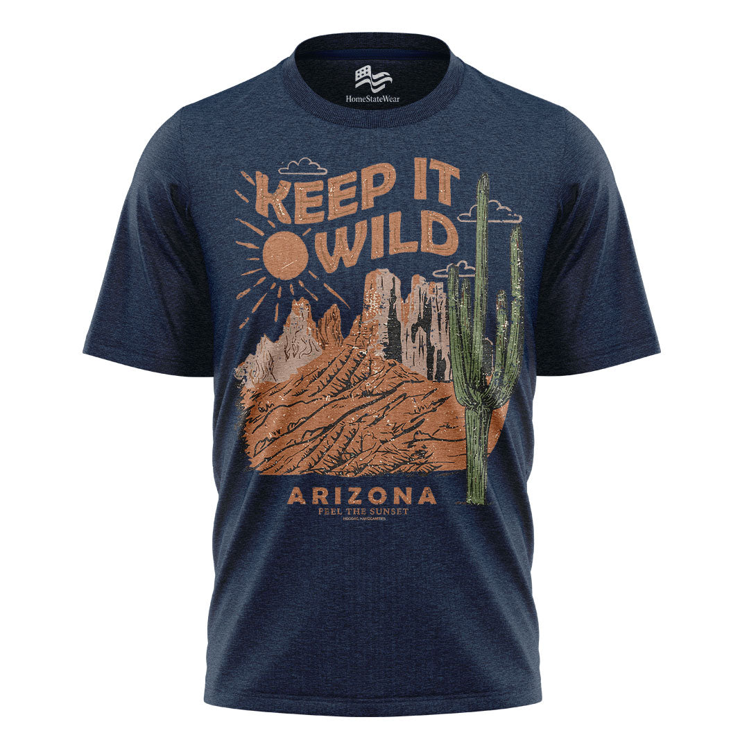 Keep It Wild Desert Graphic Tee, Southwest Nature Lover Gift
