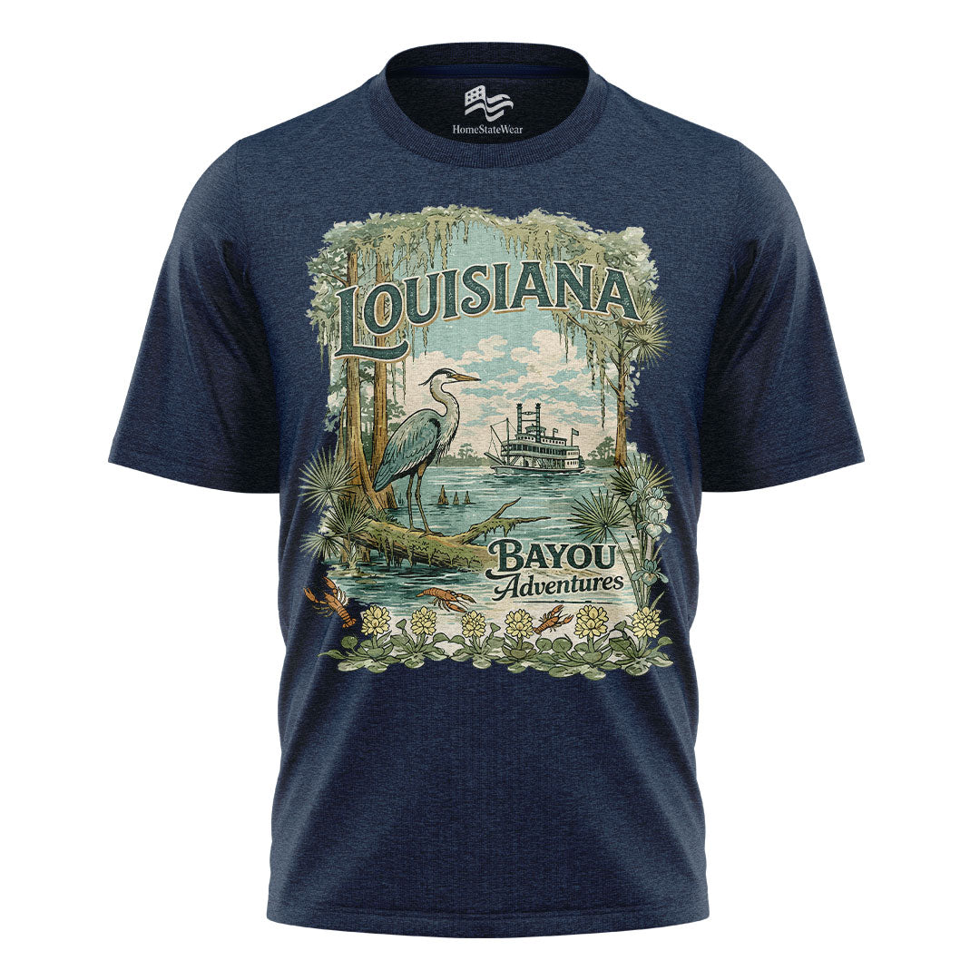 Louisiana Bayou T-Shirt | Cajun Country Souvenir Tee
