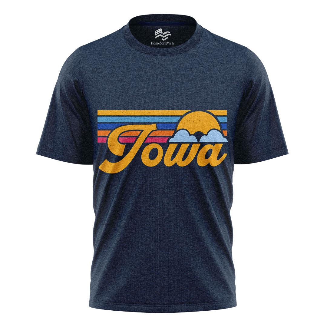 Iowa Roots Map T-Shirt | Hawkeye State Gift Tee