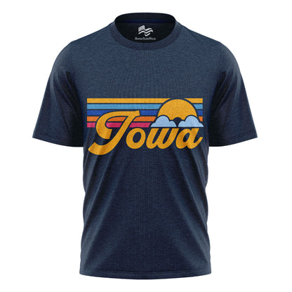 Iowa Roots Map T-Shirt | Hawkeye State Gift Tee