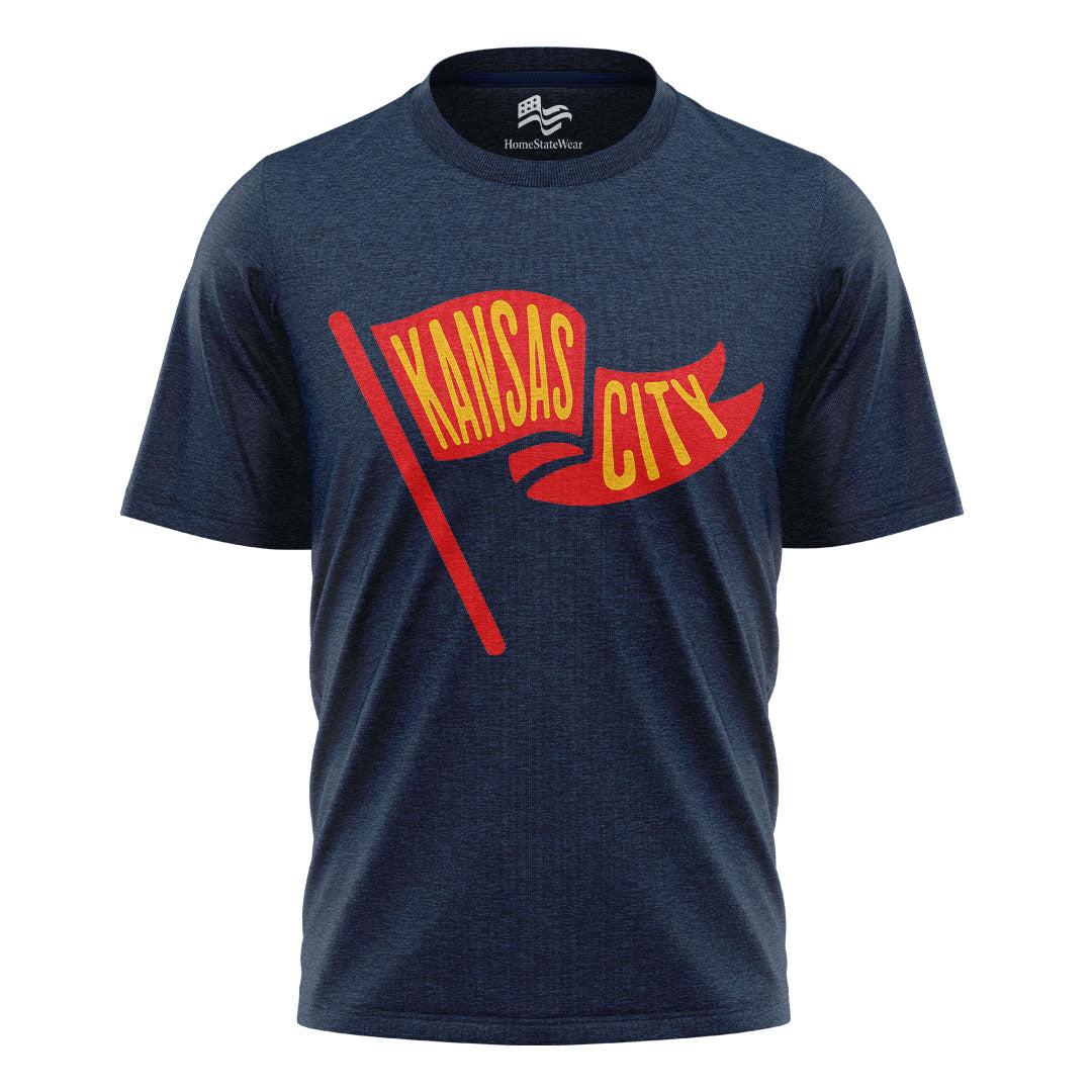 Kansas City Football Comfort Colors T-Shirt