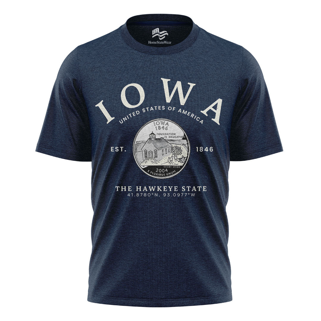 Iowa Hawkeye State T-Shirt | State Pride Gift Tee