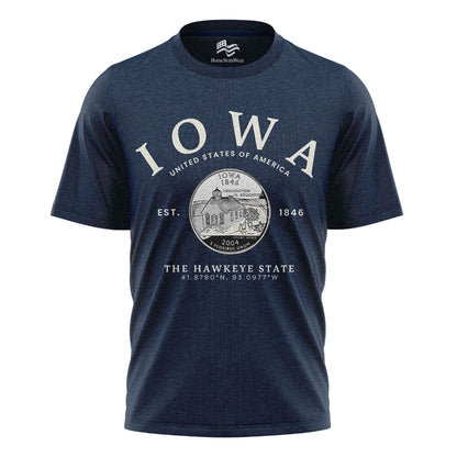 Iowa Hawkeye State T-Shirt | State Pride Gift Tee