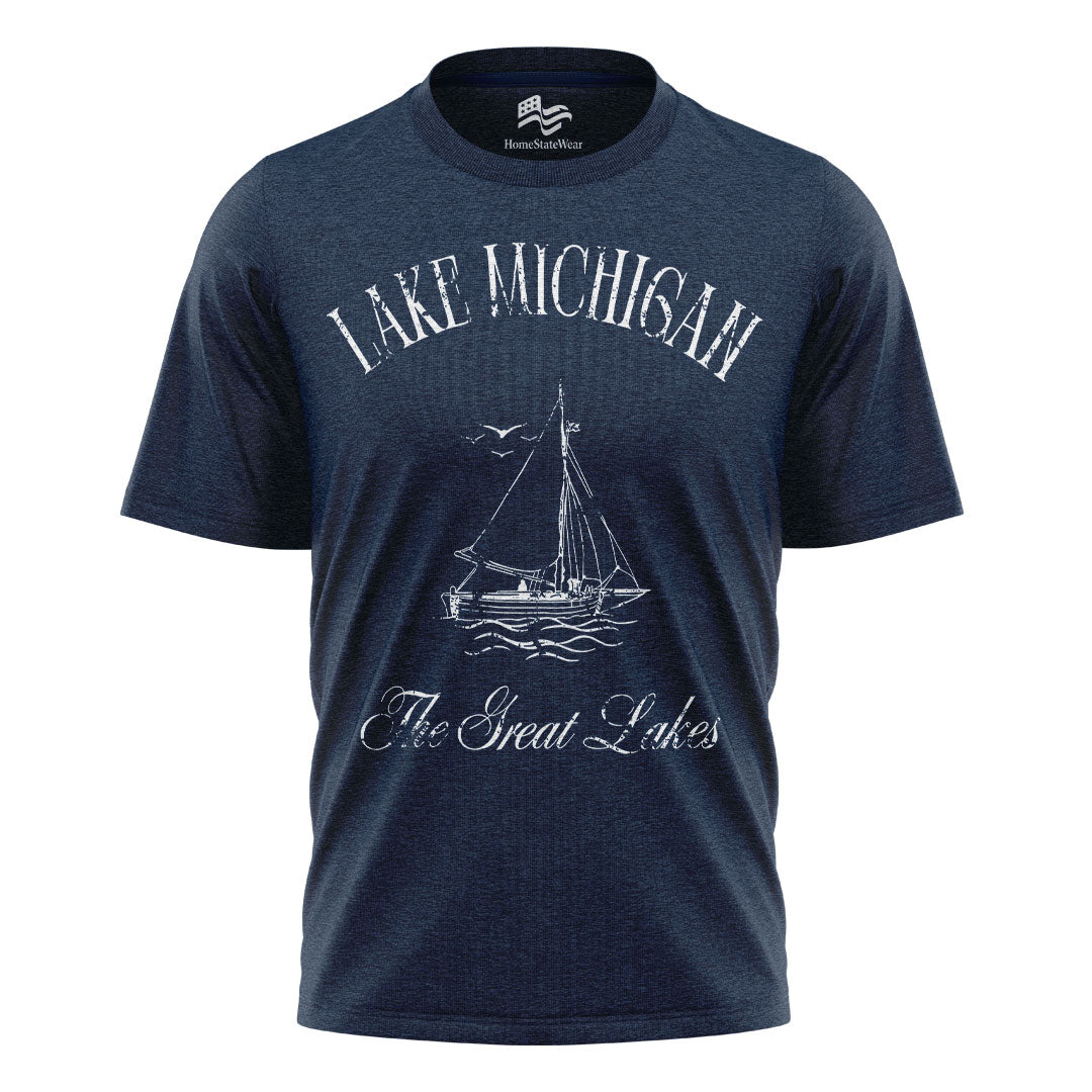 Lake Michigan Comfort Colors Tee | Great Lakes Vacation Shirt