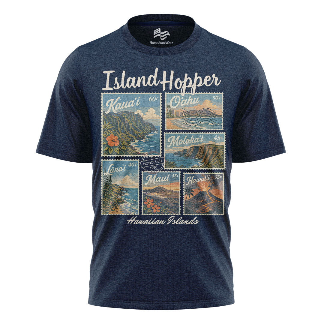 Hawaii Island Hopper Comfort Colors Tee | Tropical Travel Shirt