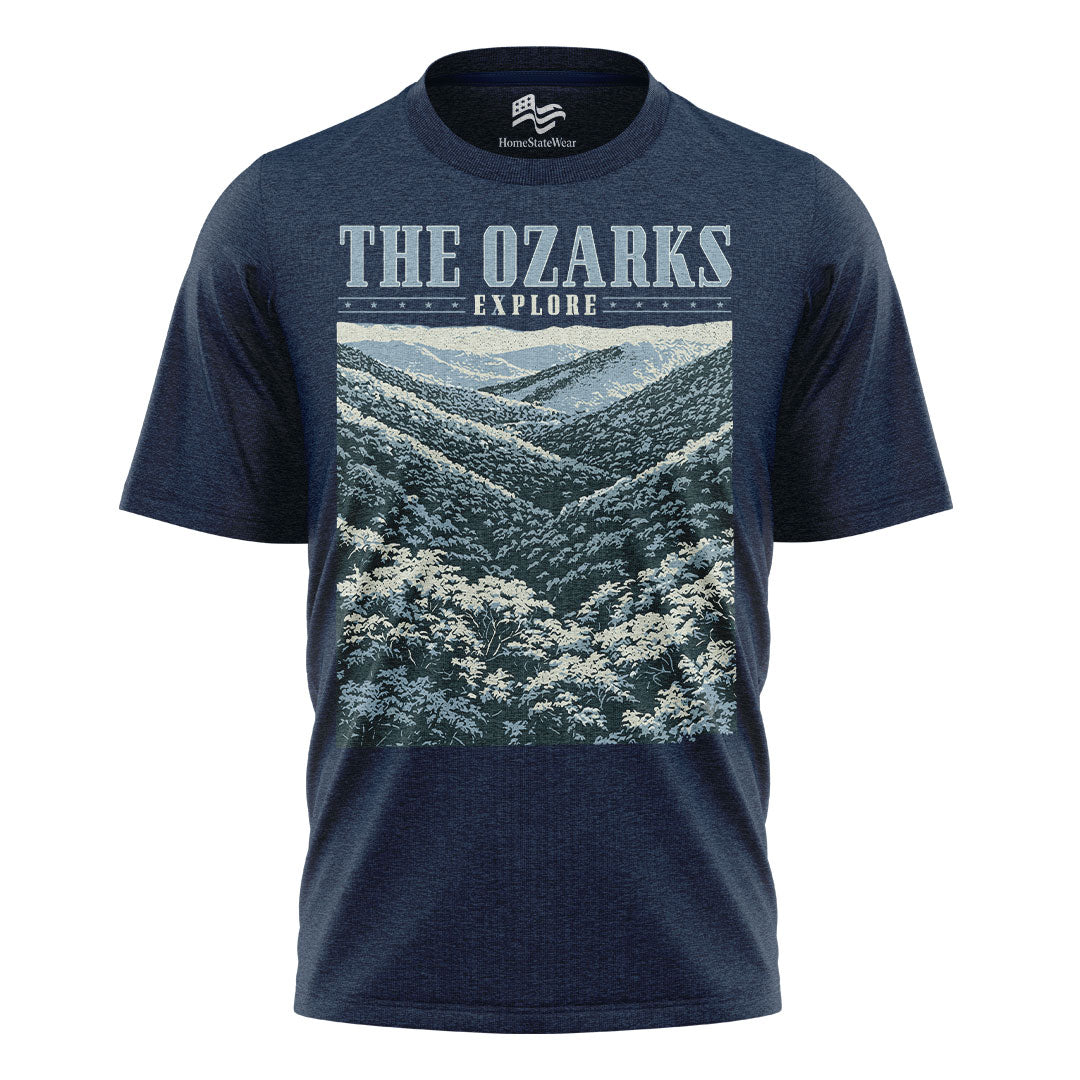 The Ozarks Mountain T-Shirt, Comfort Colors Nature Graphic Tee