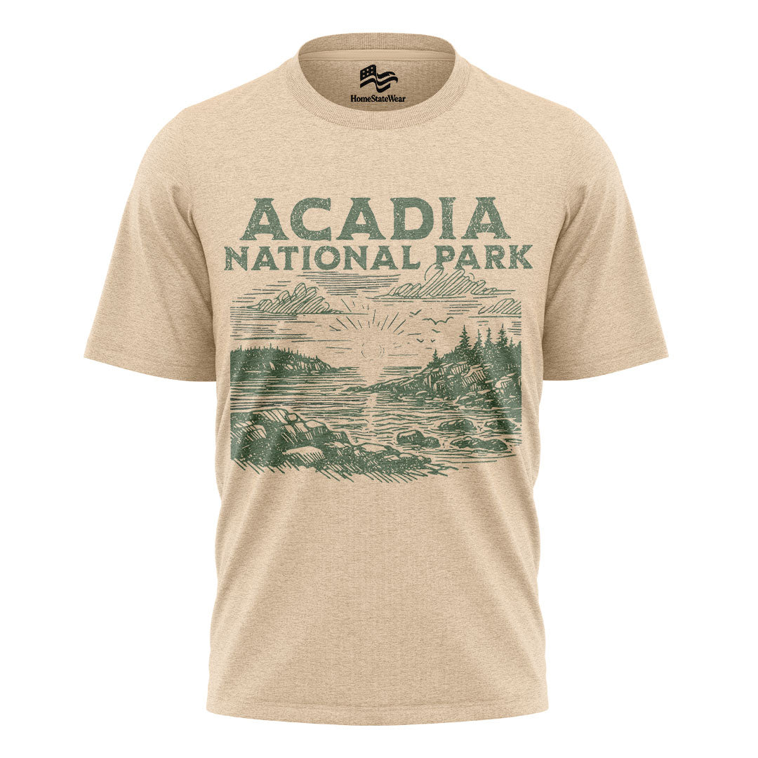 Acadia National Park T-Shirt | Maine Outdoor Travel Te