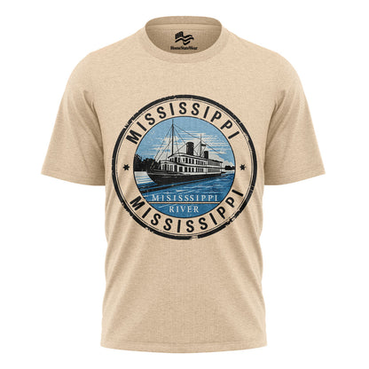 Mississippi Postal Stamp T-Shirt, Vintage Travel Souvenir Tee