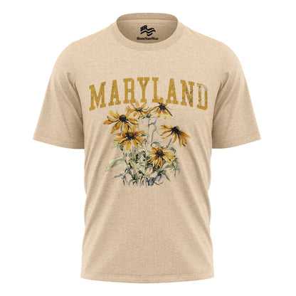 Maryland Black-Eyed Susan Comfort Colors Tee | State Flower Gift Shirt