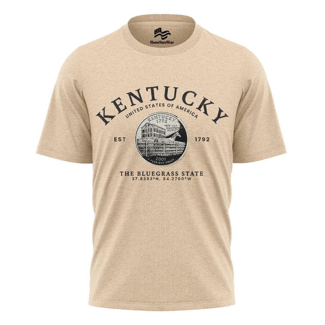 Kentucky Quarter T-Shirt | Bluegrass State Souvenir Tee