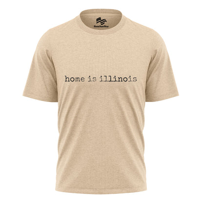 Home Is Illinois Comfort Colors Tee | Born and Raised Gift Shirt