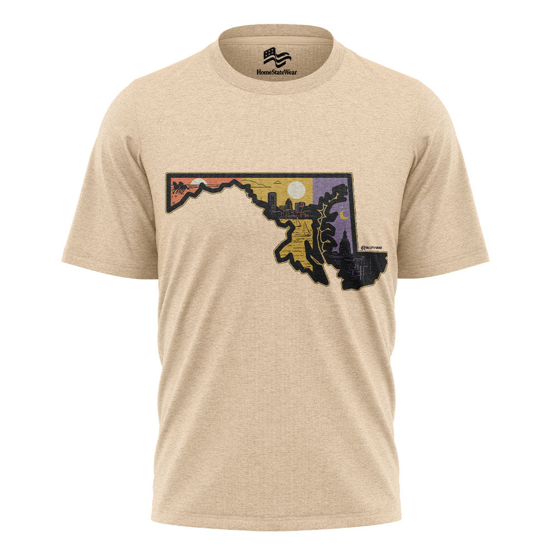Layers of Maryland T-Shirt | Old Line State Graphic Tee