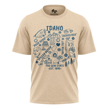 Idaho Icon T-Shirt | Gem State Outdoor Graphic Tee