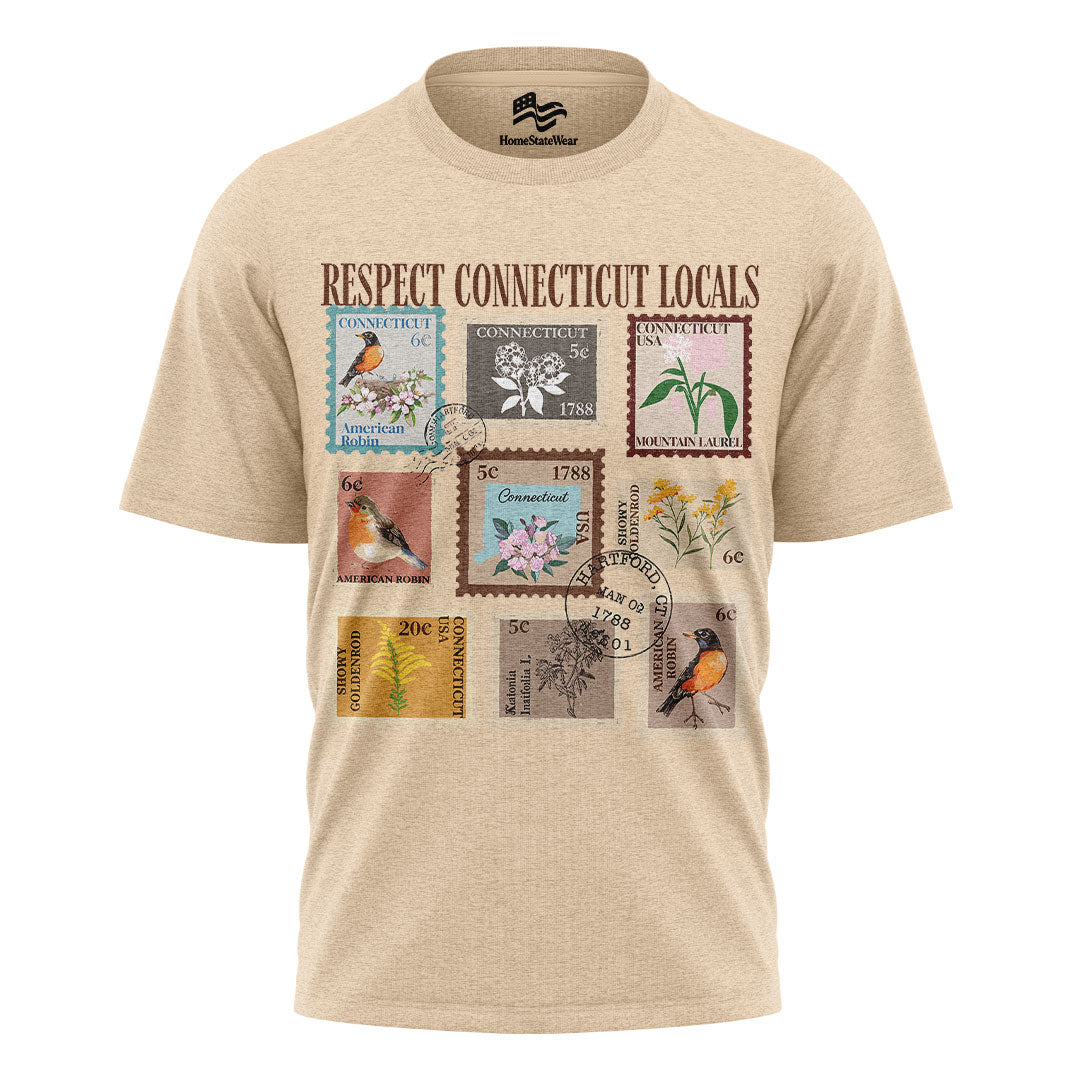 Wildlife Bird & State Flower Tee | Nature Lover Gift Shirt