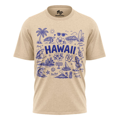 Hawaii Aloha State Comfort Colors Oahu Vacation Souvenir Shirt