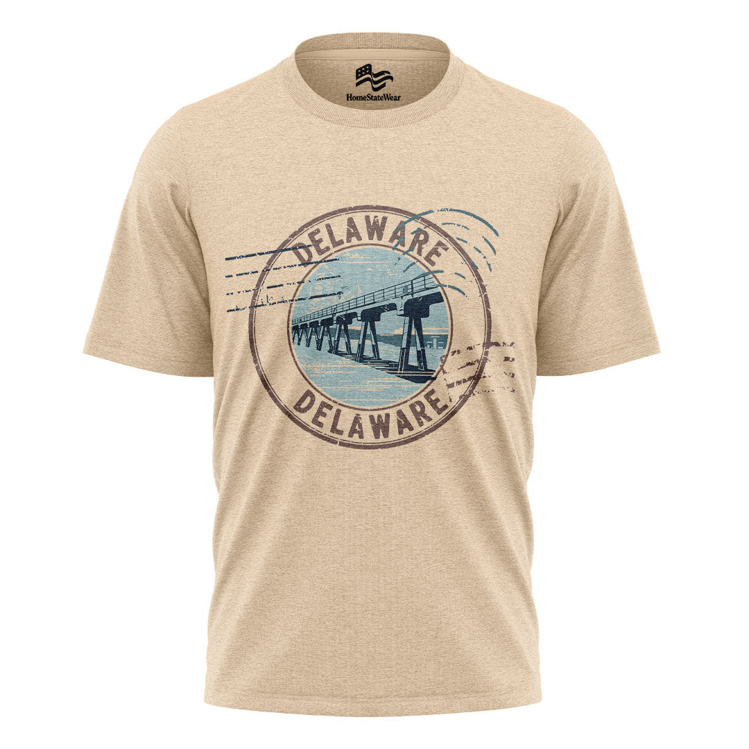 Delaware Bridge Graphic Tee | Scenic Landmark Souvenir Shirt