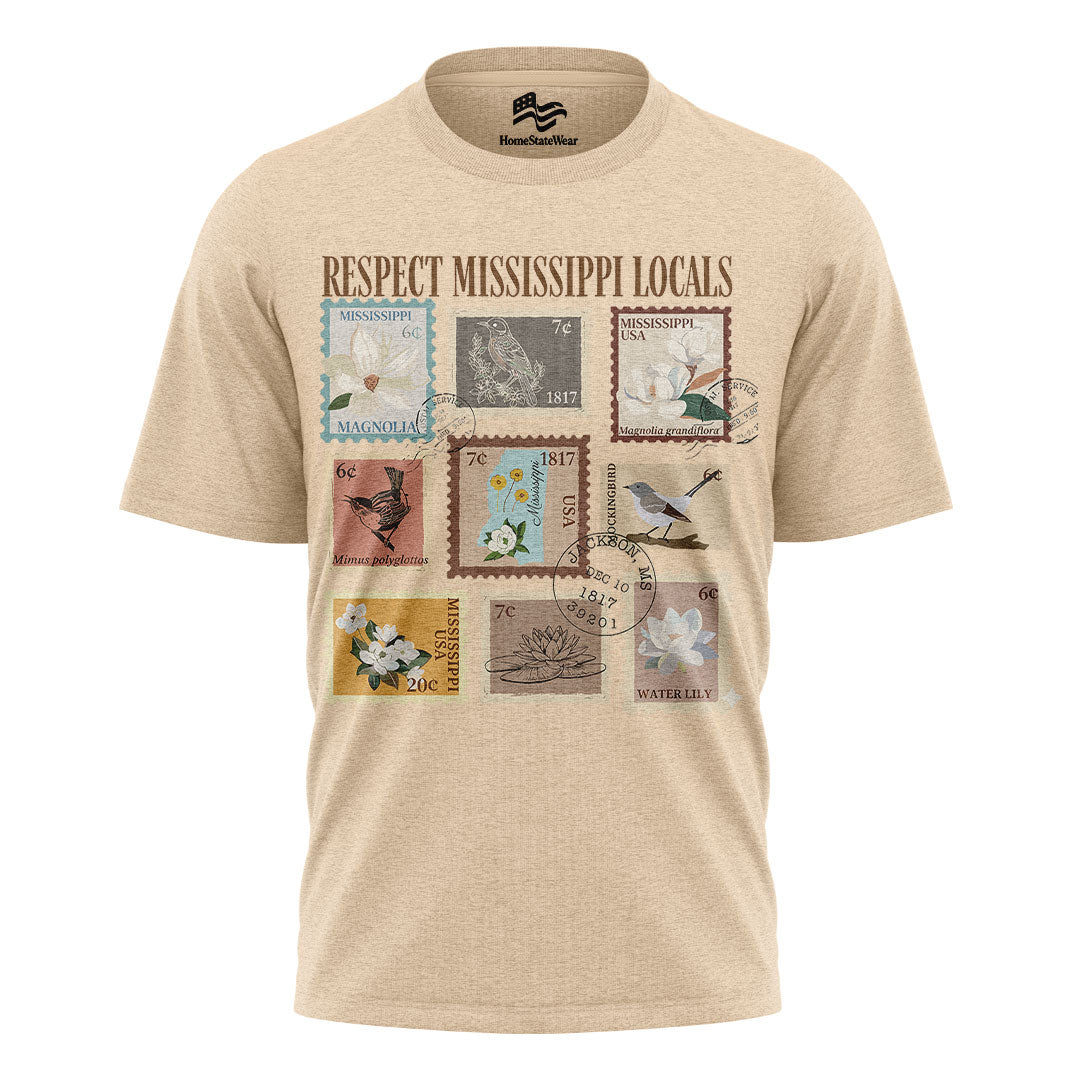 Wildlife Bird & State Flower T-Shirt, Nature Lover Graphic Tee