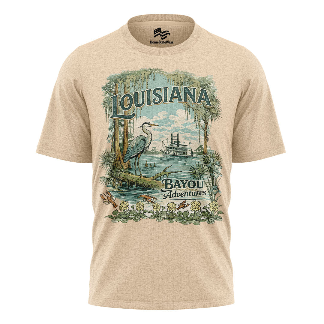 Louisiana Bayou T-Shirt | Cajun Country Souvenir Tee