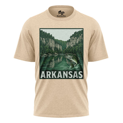 Arkansas Bass Fishing Tee | Natural State Outdoors Shirt