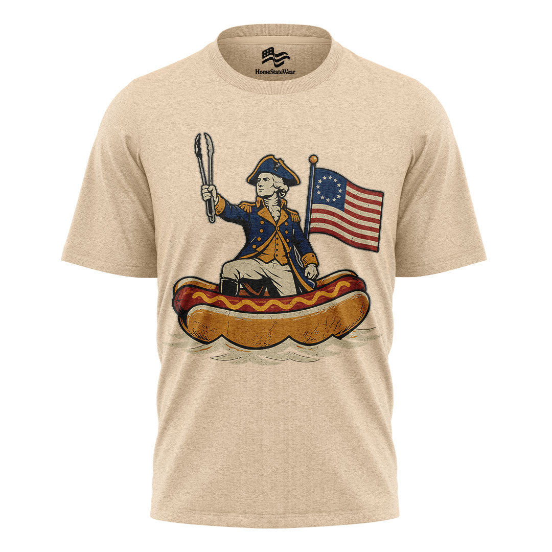 Delaware Dog Hotdog Tee | Funny Patriotic 4th of July Shirt