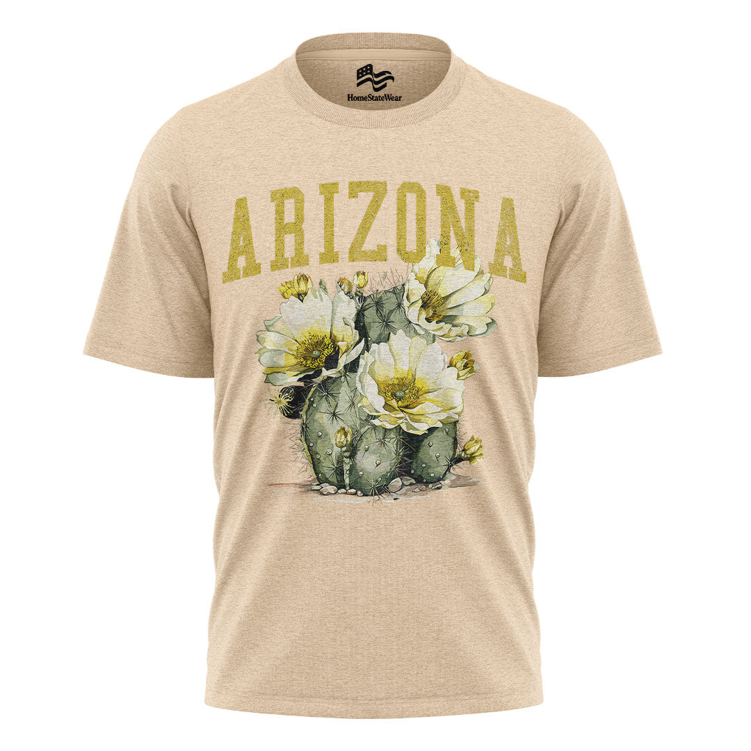 Arizona State Flower Comfort Colors Tee | Botanical Travel Gift Shirt