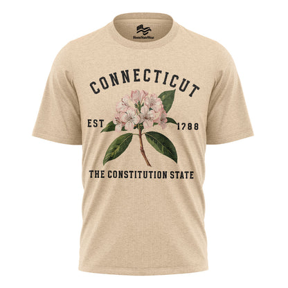 Connecticut Mountain Laurel Flower Tee | Vintage State Floral Shirt