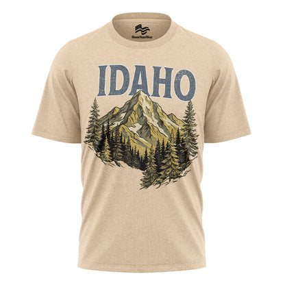 Idaho Collegiate Mountain Comfort Colors Gem State Souvenir Shirt