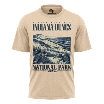 Indiana Dunes Comfort Colors Tee | Retro National Park Shirt