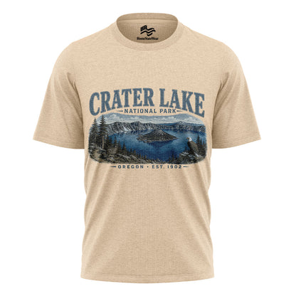 Crater Lake National Park T-Shirt, Vintage Oregon Lake Mountain Tee