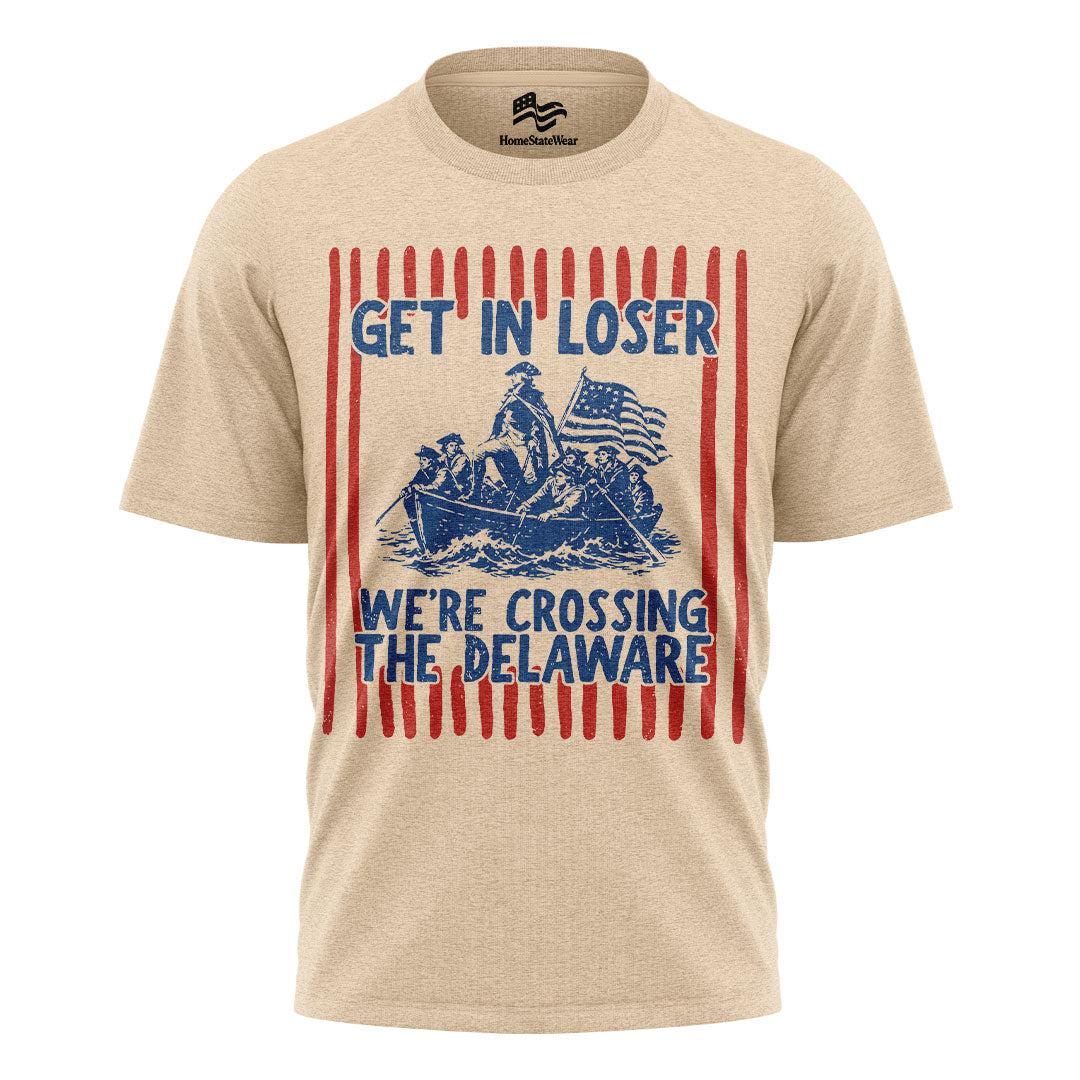 Funny Crossing the Delaware Tee | Patriotic 4th of July Shirt