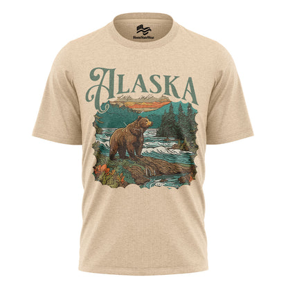 Alaska Wilderness Bear Graphic Tee
