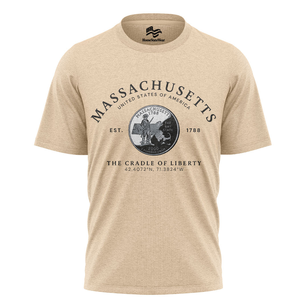 Massachusetts T-Shirt | Bay State Souvenir Tee