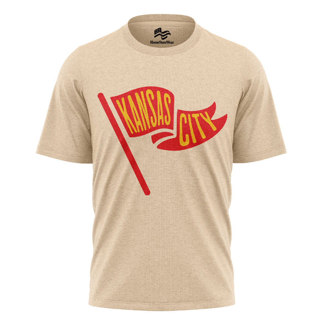 Kansas City Football Comfort Colors T-Shirt