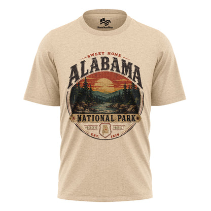 Alabama Wilderness Vintage Adventure Graphic Tee