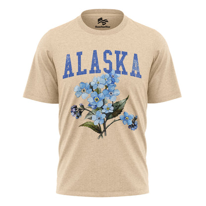 Alaska State Flower Comfort Colors Tee