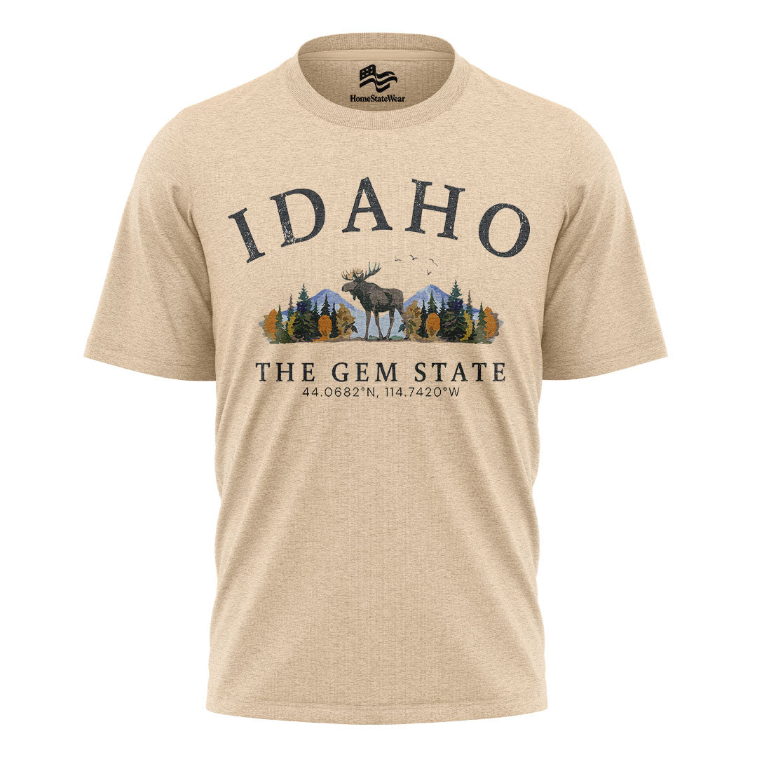 Idaho Nature Lover Gem State Pride Tee