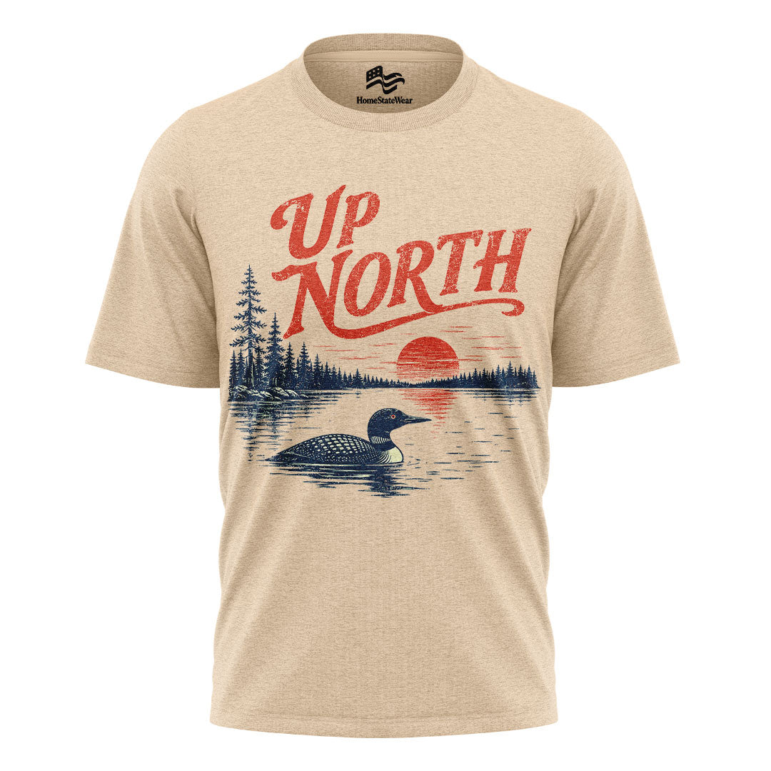 Up North Lake Life Tee | Vintage Cabin Vacation Shirt