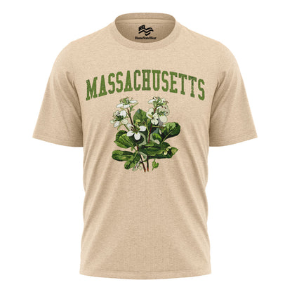 Massachusetts Mayflower Comfort Colors Tee | State Flower Gift Shirt
