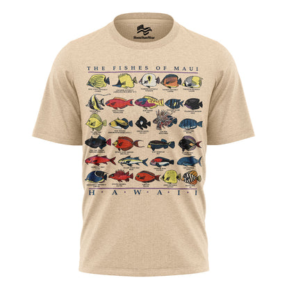 Fishes of Maui Hawaii Vintage 90s Fish Graphic Shirt