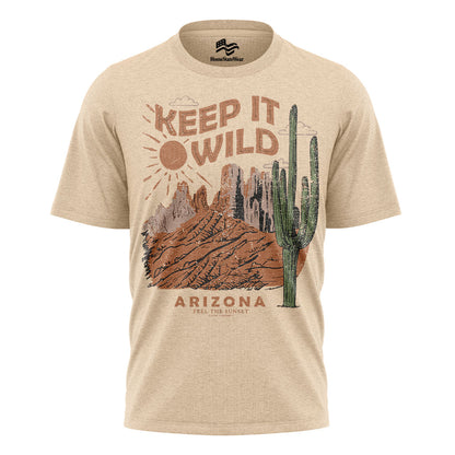 Keep It Wild Desert Graphic Tee, Southwest Nature Lover Gift
