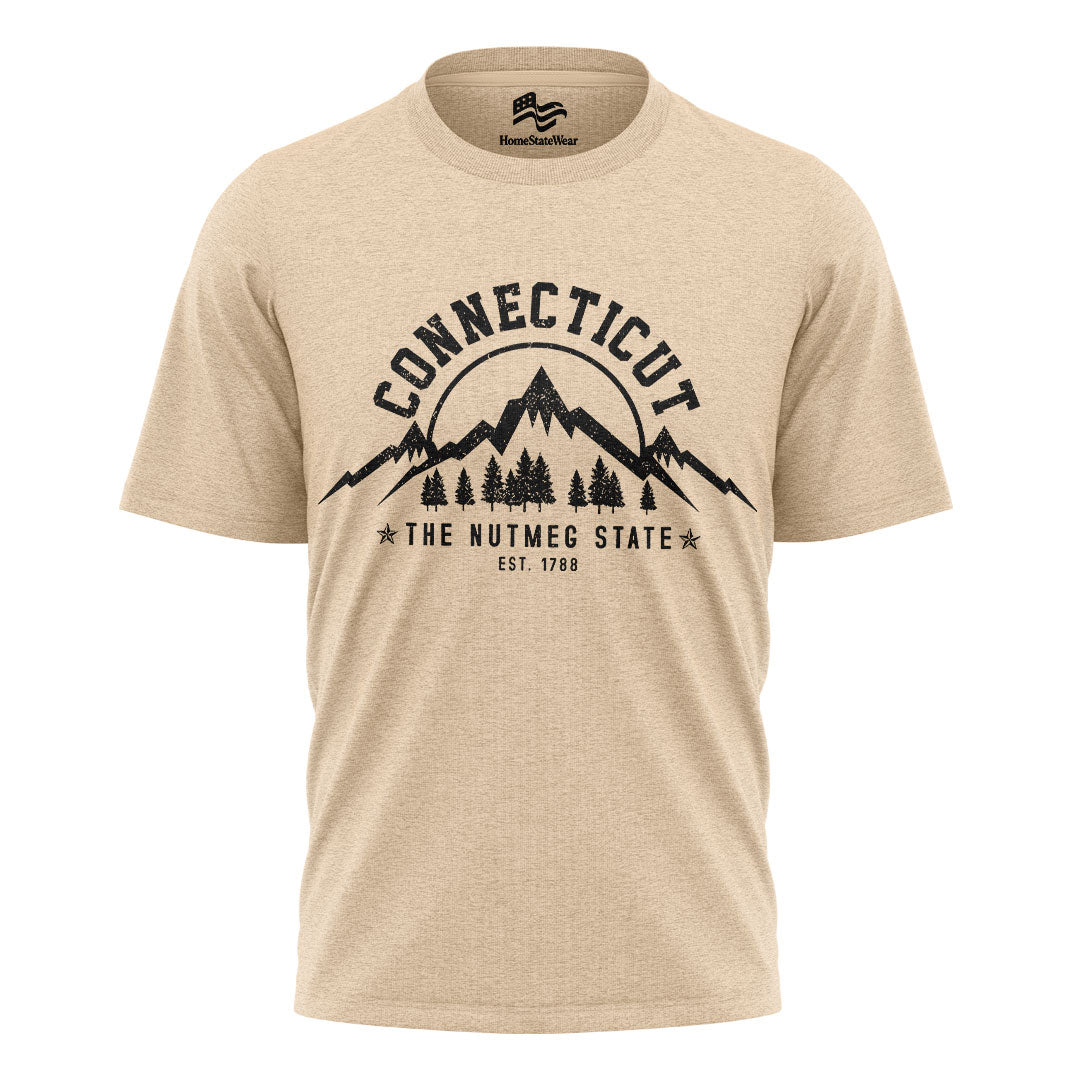 Connecticut Nutmeg State Tee | Vintage Mountain Forest Shirt