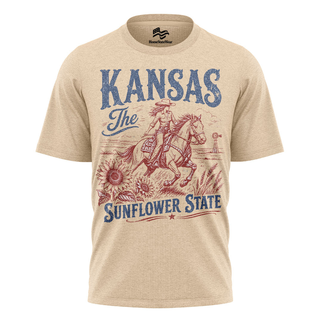 Kansas Sunflower State Comfort Colors T-Shirt