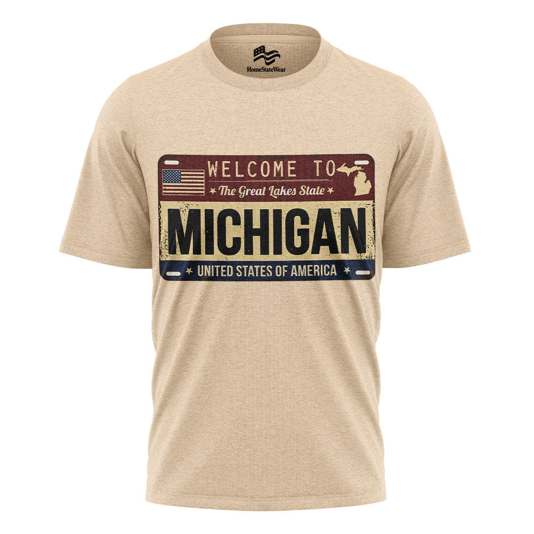 Welcome to Michigan T-Shirt | Great Lakes State Gift Tee