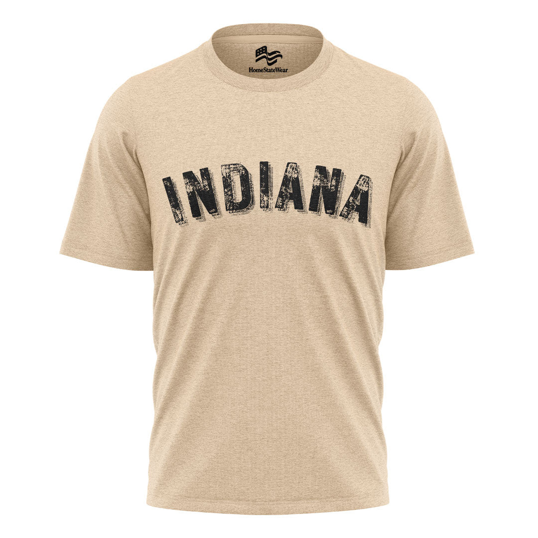 Indiana State Bella Canvas Tee | Rustic State Pride Shirt